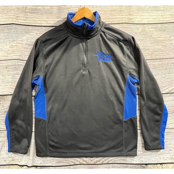 University of Pittsburgh Panthers Mens Quarter Zip Size Medium - Picture 1 of 5